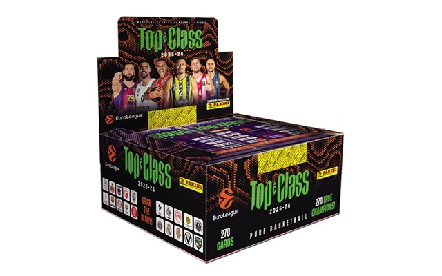 Panini Basketball Top Class Euroleague 2025-26 - Booster Display