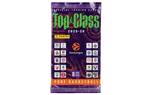 Panini Basketball Top Class Euroleague 2025-26 - Booster Pakke