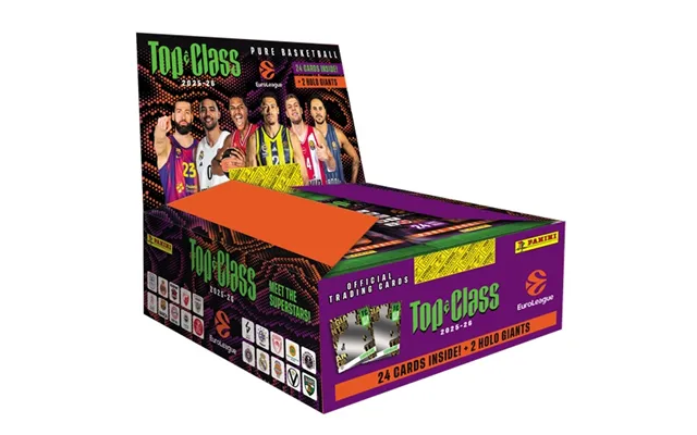 Panini Basketball Top Class Euroleague 2025-26 - Value Pack Fat Pack Booster Display