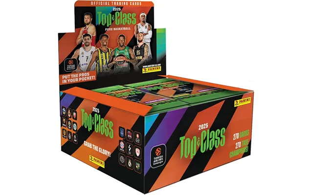 Panini Basketball Top Class Euroleague 2025 - Booster Display