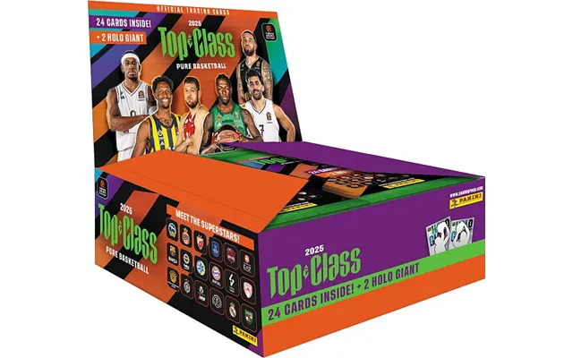Panini Basketball Top Class Euroleague 2025 - Value Pack Fat Pack Booster Display