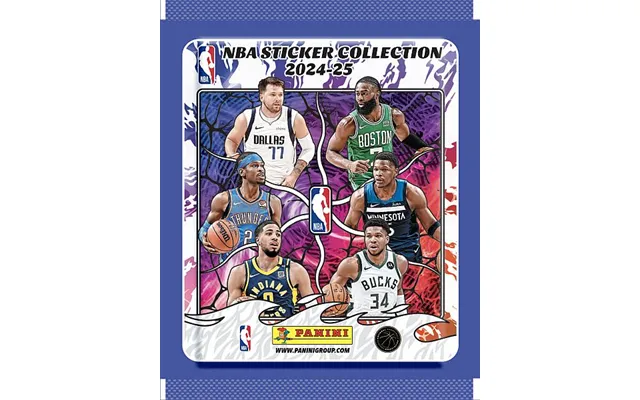 Panini Nba Sticker & Card Collection 2024-25 - Booster Display Box Med 50 Pakker