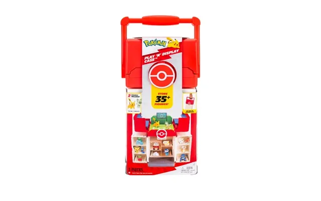 Pokã Mon Play 'n' Display Case Action Figures - Pikachu & Sprigatito