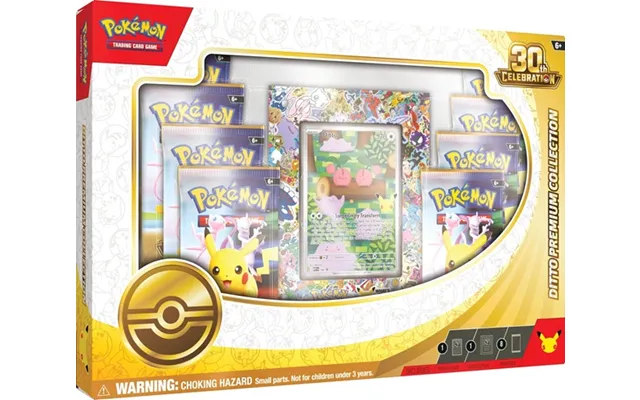 Pokemon Ex Box Mega Evolution 30th Celebration - Ditto Premium Collection 8 Boosters