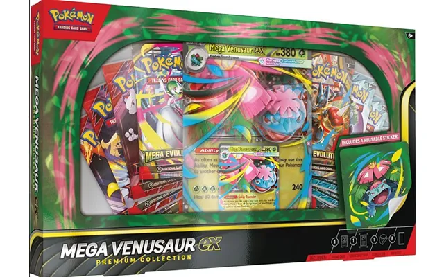 Pokemon Ex Box Mega Venusaur Ex Premium Collection