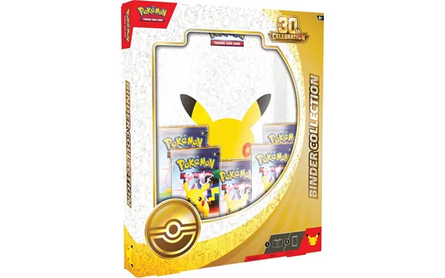 Pokemon Mega Evolution 30th Celebration - Binder Collection 5 Boosters 9-pocket Mappe, Holder 360 Kort