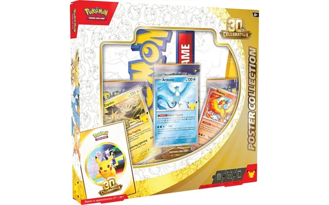 Pokemon Mega Evolution 30th Celebration - Poster Collection Box 3 Boosters Plakat