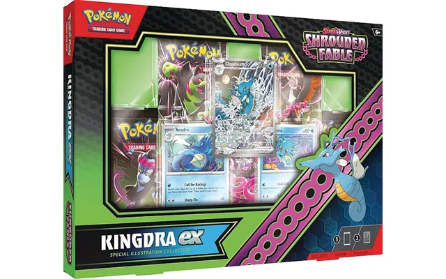 Pokemon Scarlet & Violet Shrouded Fable - Kingdra Ex Special Illustration Collection 5 Boosters