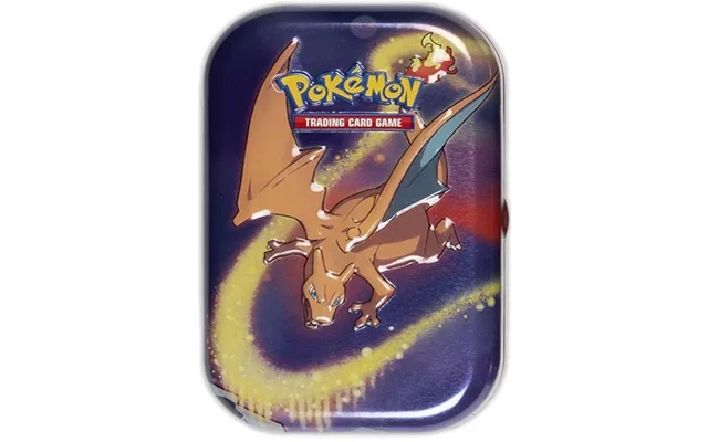 Pokemon Tin Kasse - Kanto Power Mini Tin Charizard 2 Boosters, Billedkort & Mã Nt