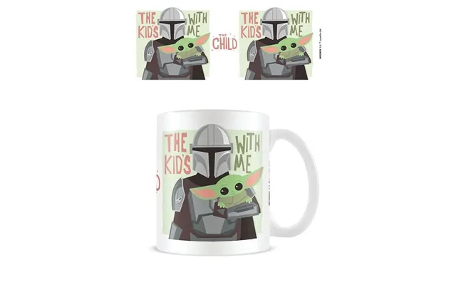 Star Wars Mug Krus - The Mandalorian Mug The Kids With Me 315ml