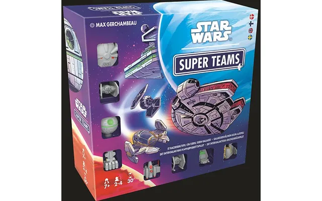 Star Wars Super Teams Dansk - Racing Board Game