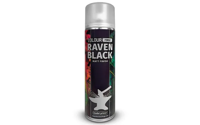The Colour Forge Spray Raven Black - 500ml