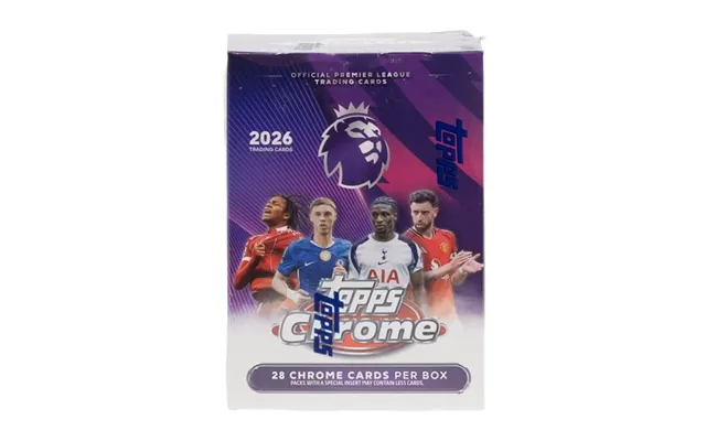Topps Chrome 2026 Premier League Epl Soccer 7-pack Blaster Box
