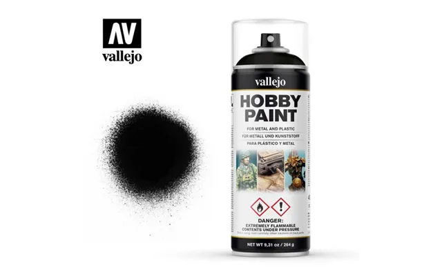 Vallejo - Hobby Paint Primer Sprays Black