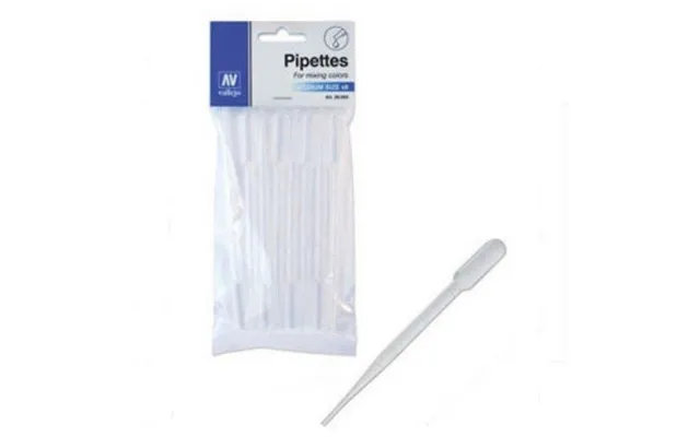 Vallejo Pipettes 3 Ml. - Medium Size Bag Of 8