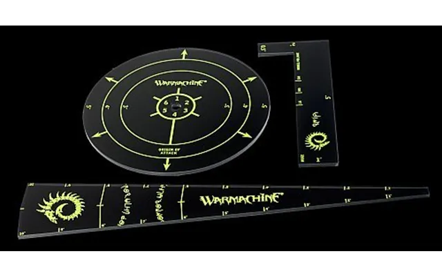 Warmachine Mk Ii Cryx Template Set - Pip-91133