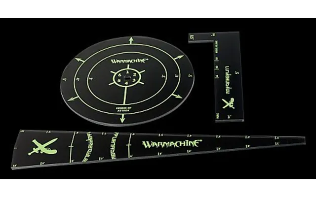 Warmachine Mk Ii Mercenaries Template Set - Pip-91136