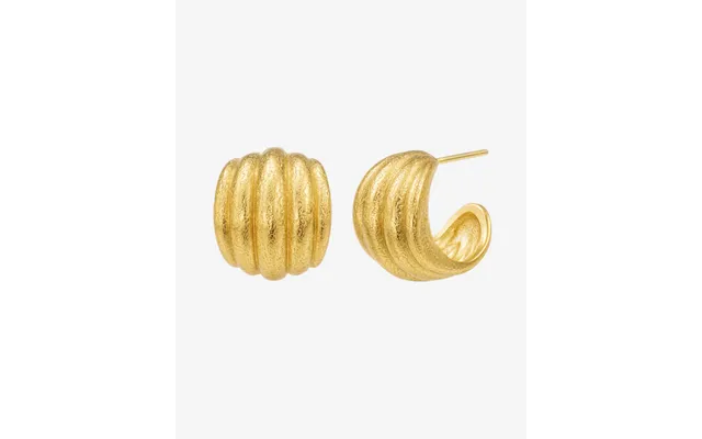Coil Earrings - Forgyldt