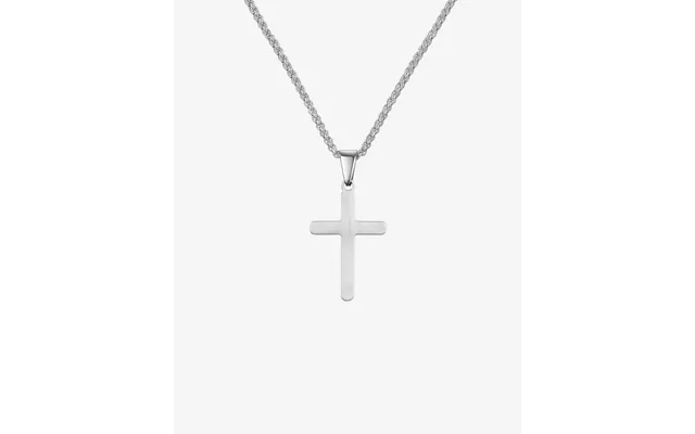 Cross Necklace - Sølvfarvet