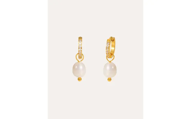 Pearl Drop Earrings - Forgyldt