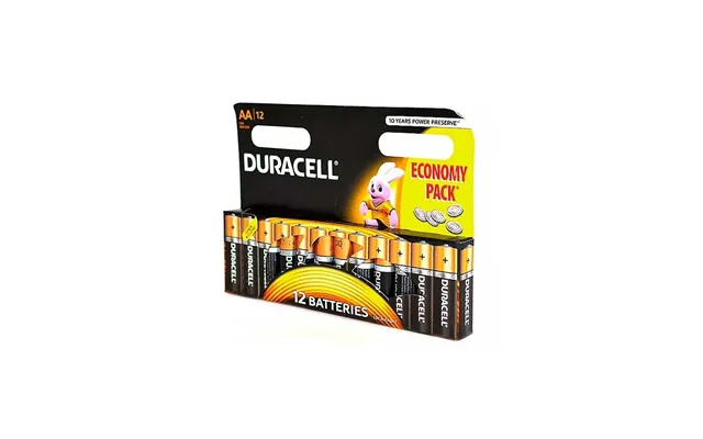 Duracell Aa Alkaline Batterier 12 Stk.