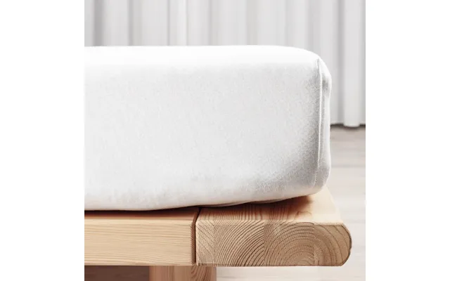 Økologisk Boxlagen Jersey Hvid 140x200x35