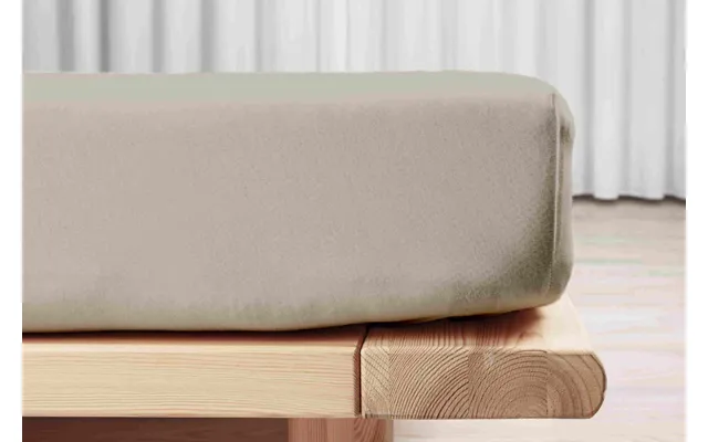 Økologisk Boxlagen Jersey Sand 90x200x35