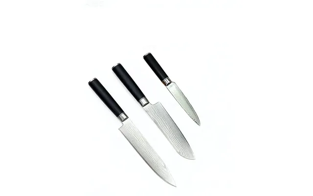 Damaskus Knivsæt 3 Knive