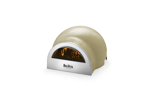 Delivita Wood Fired Oven - Pizzaovn Træ Olive Green