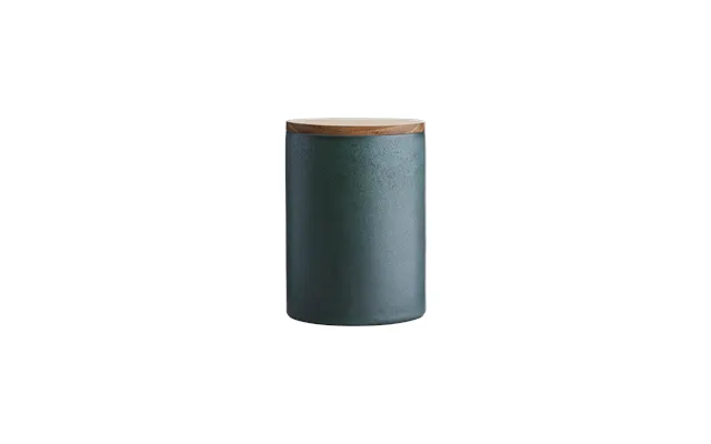 Raw Opbevaringskrukke Med Låg - Northern Green