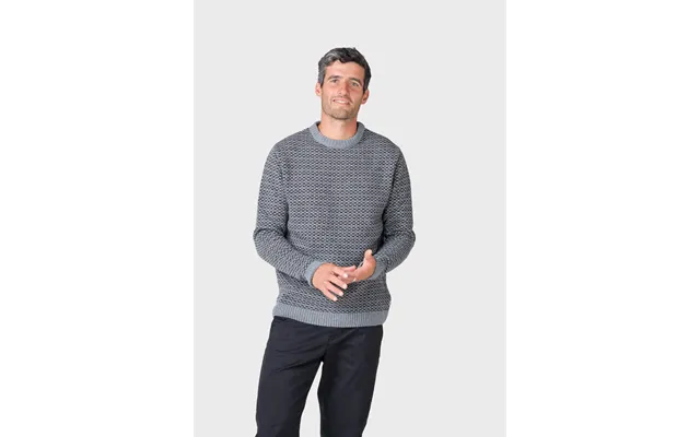 Asger Knit - Light Grey Black Taupe