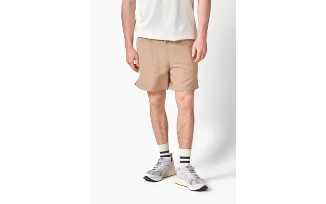 Bertram Linen Shorts Ocs - Cashew
