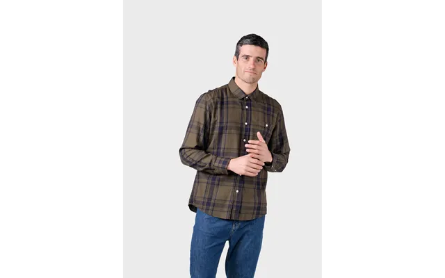 Bruce Shirt - Olive Navy