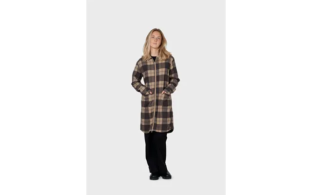 Lolly Checked Overshirt - Sand Black