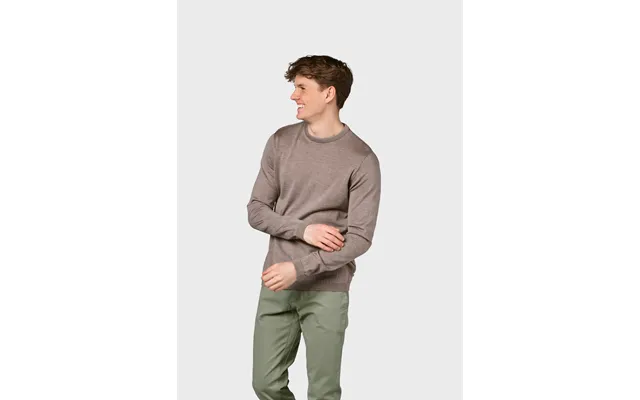 Mens Basic Merino Knit - Sand