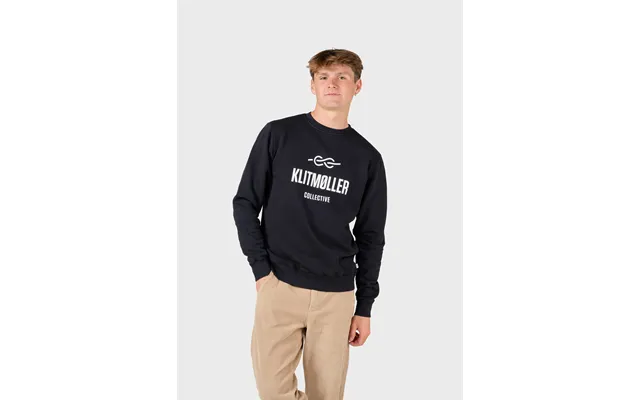 Mens Logo Crew - Black