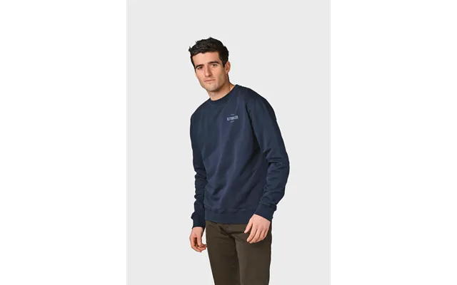 Mens Small Logo Crew - Navy