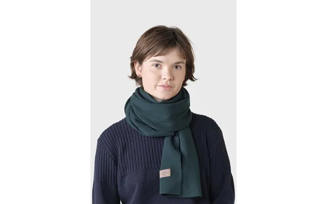Rib Scarf - Moss Green