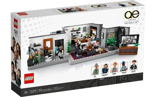 Lego Queer Eye The Fab 5 Loft 10291