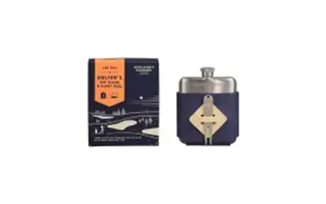 Gentlemen's Hardware Golfer's Hip Flask & Divot - Drikkeflaske