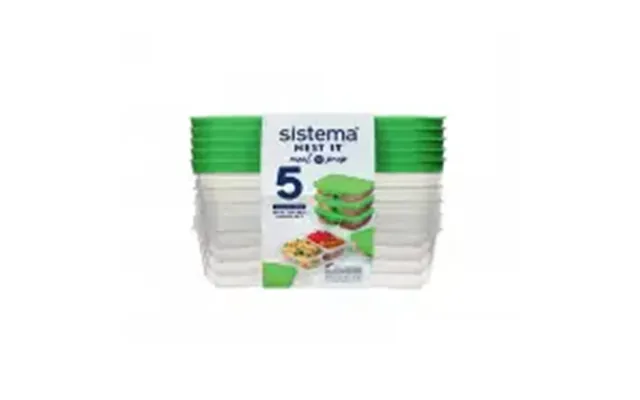 Sistema Meal Prep 5-pack 870 Ml - Tilbehør Til Køkken