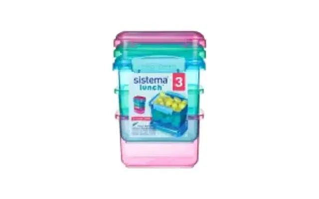 Sistema Pack 400ml X 3 Lunch Coloured - Opbevaring