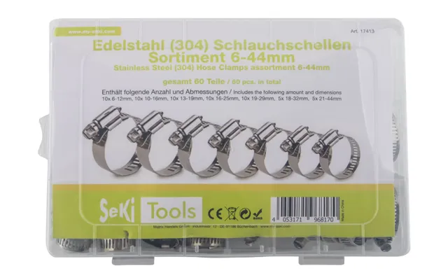 Seki Spændebånd - Rustfrit Stål 304