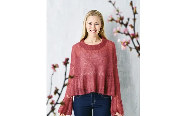 Oversize Bluse Med Flæser Digital Opskrift