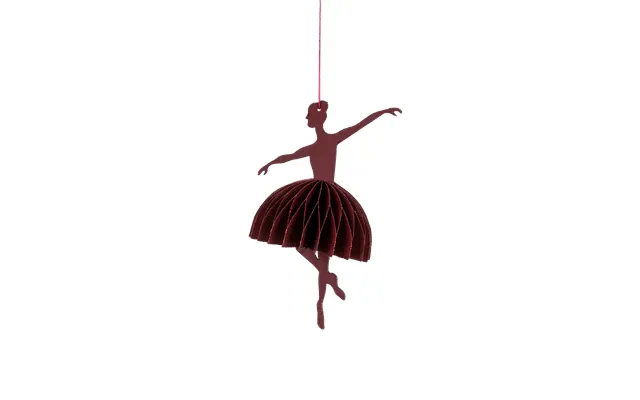 Rød Ballerina 11,5 X 12 Cm