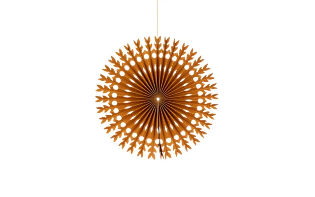 Vifte I Genbrugspapir - Gold 25 Cm.