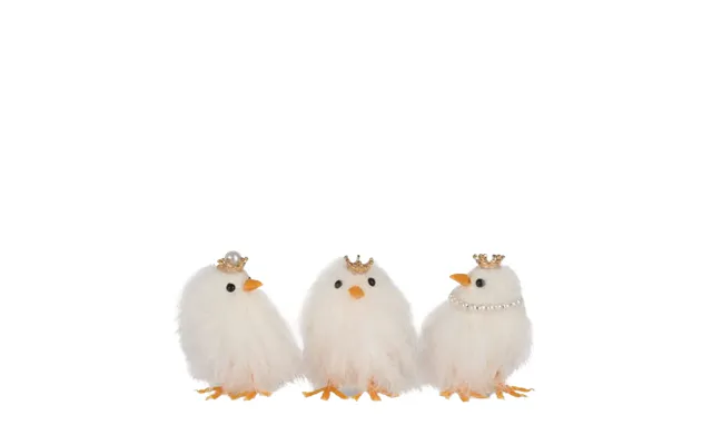 White Chick - Sæt Af 3