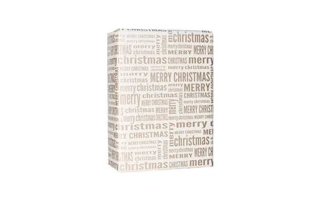 Jule Gavepapir, Merry Christmas - B 55 Cm. L 150 M.