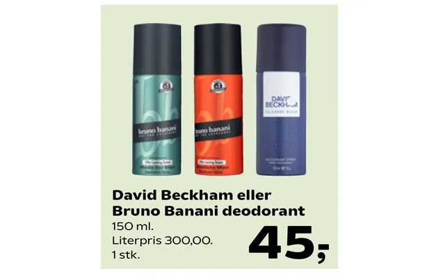David Beckham Eller Bruno Banani Deodorant
