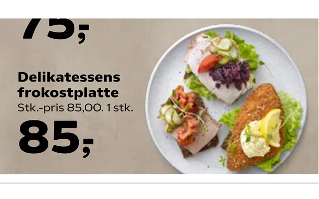 Delikatessens Frokostplatte